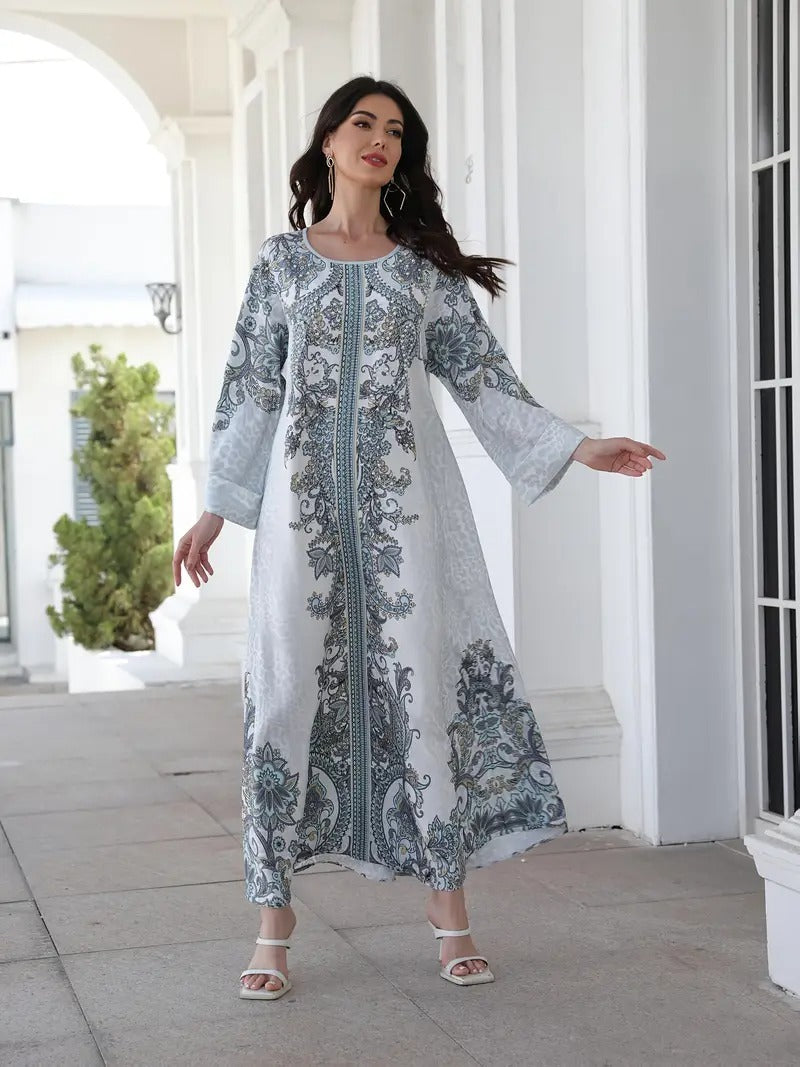 Robe Musulmane Brodée – Élégance Traditionnelle & Modernité