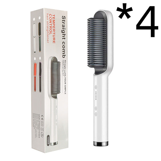 Brosse lissante chauffante professionnelle – Cheveux lisses, brillants & sans frisottis