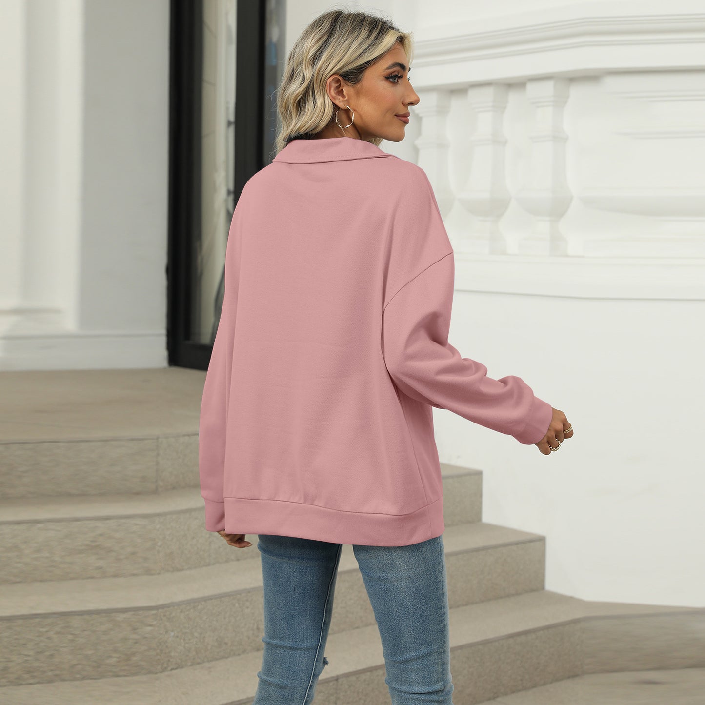 New Sweat Chic Oversize™ – Confort Doux & Élégance Décontractée