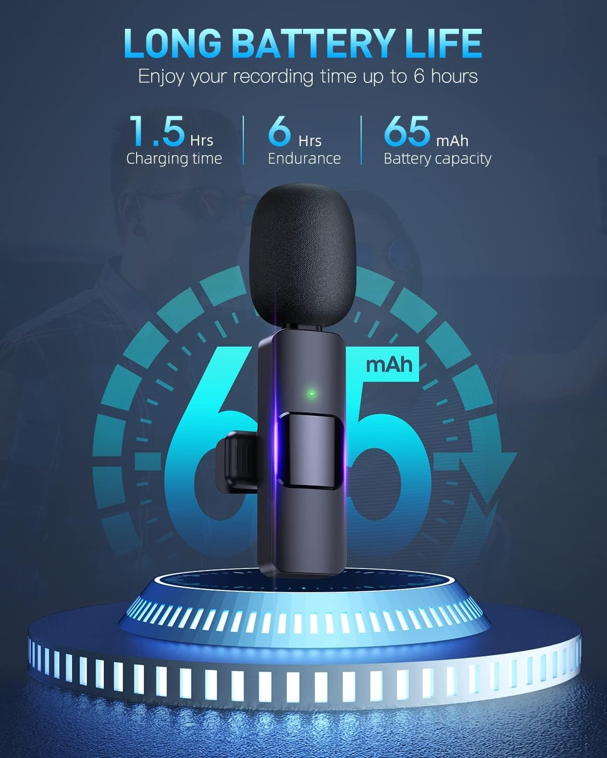 Micro-Cravate Sans Fil – Audio Pro pour Vlog, TikTok, YouTube & Streaming