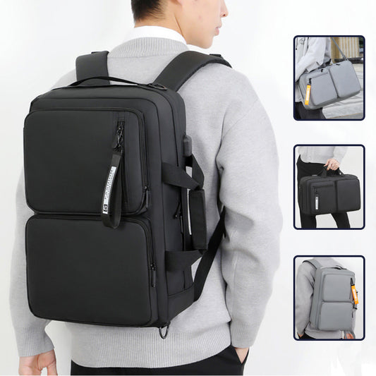 Sac à Dos Multifonction 3-en-1 – Sac Ordinateur Portable Homme & Femme – Backpack, Mallette & Sac Bandoulière