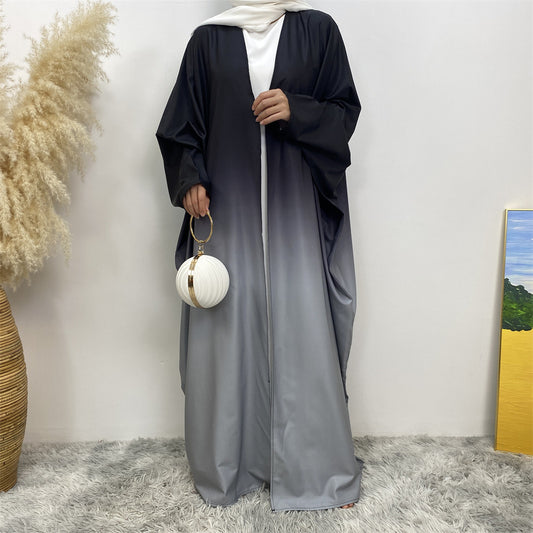 ABAYA ROUGE & BLANC – RAFFINEMENT ET MODERNITÉ
