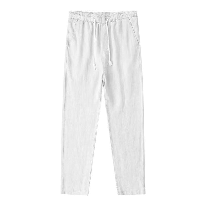 Pantalon Décontracté Homme – Taille Élastique – Confort & Style Été
