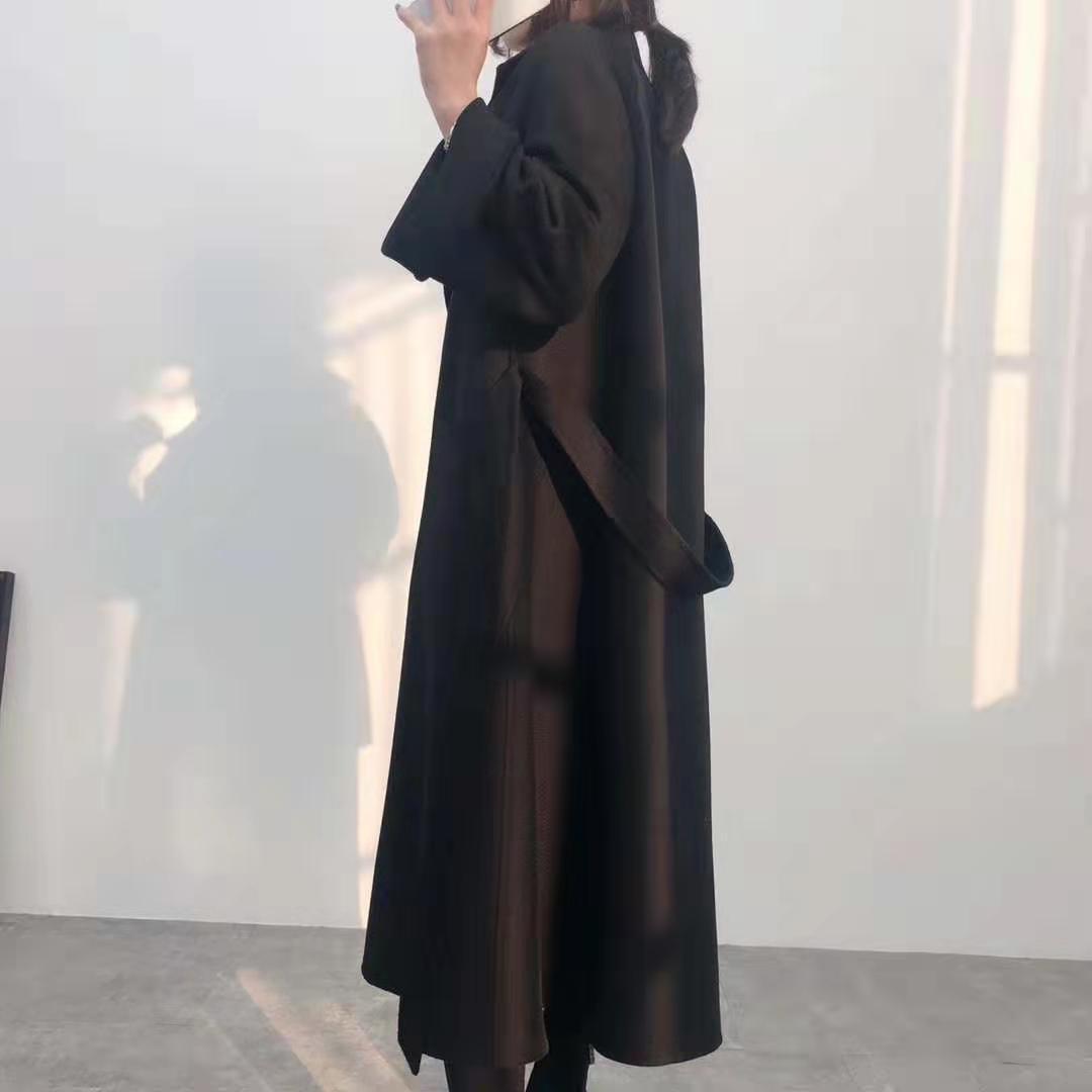 Manteau Long en Cachemire Double Face – Élégance Haut de Gamme