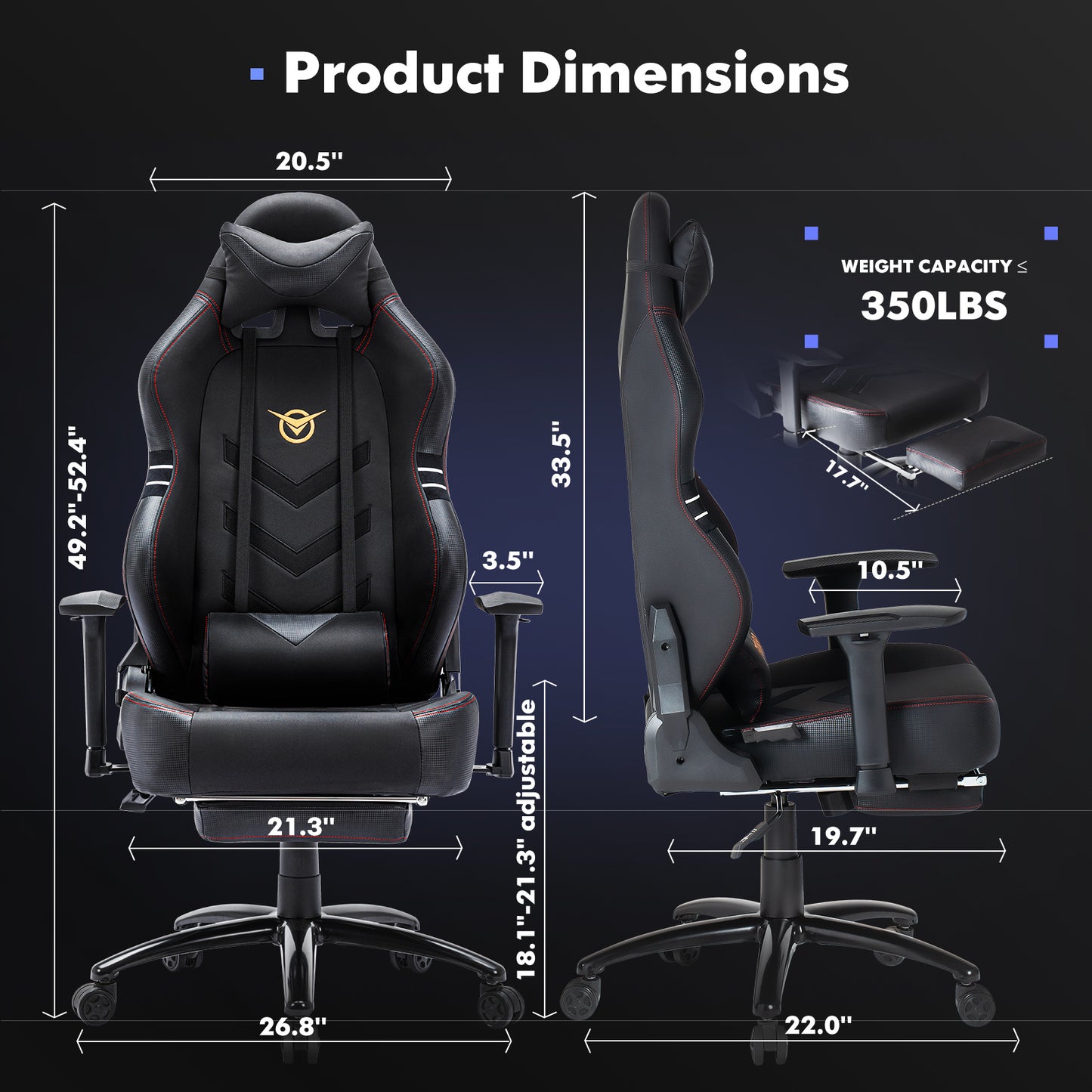 Fauteuil Gamer Ergonomique – XGAME Série Pro