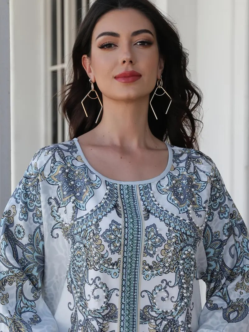 Robe Musulmane Brodée – Élégance Traditionnelle & Modernité