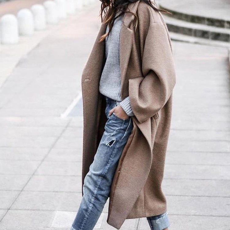 Manteau long oversize femme – Chic, confortable et tendance automne-hiver