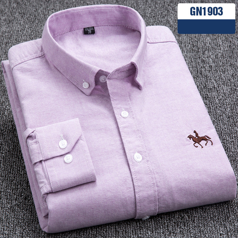 Chemise “Style Polo Club” – Rayures Élégantes Multicolores