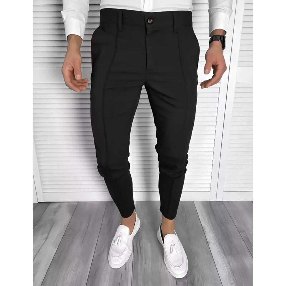 Pantalon Habillé Homme Coupe Droite – Élégance & Confort
