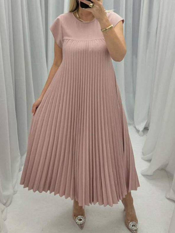 Robe Longue Plissée Élégante – Style Chic & Confort Absolu