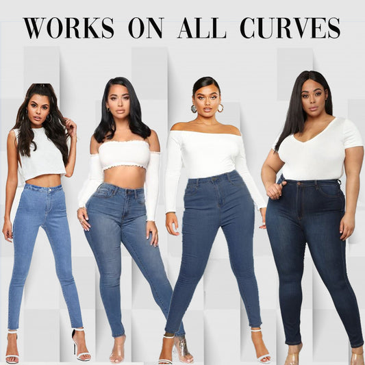 Jean Skinny Sculptant – Ultra Stretch & Taille Haute