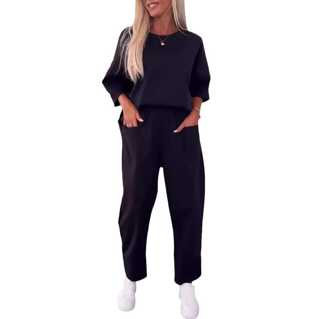 Ensemble loose femme 2 pièces – style minimal chic & confort absolu