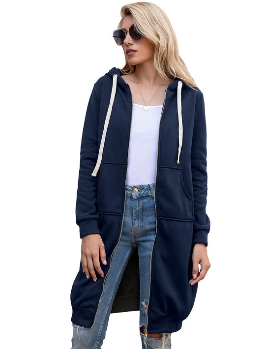 Veste Longue à Capuche Femme – Streetwear Chic & Confort