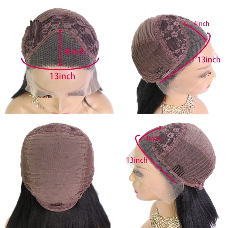 Perruque Lace Front Colorée – Cheveux Humains Luxe