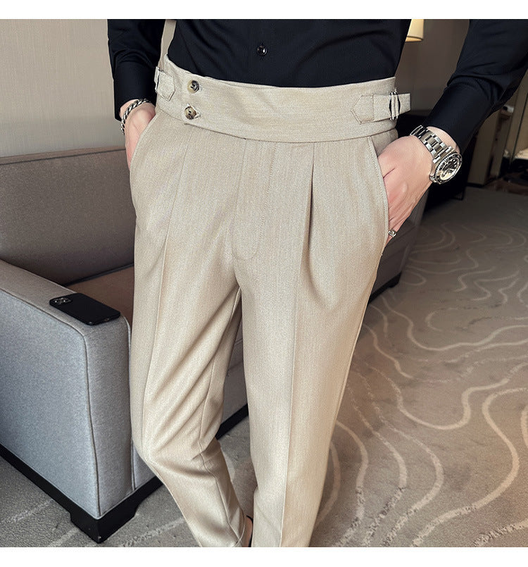 Pantalon de Costume Slim-Fit Élégant – Haute Qualité