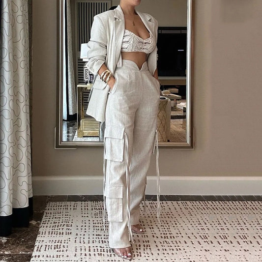 Ensemble Tailleur Femme – Cargo Couture Élégance