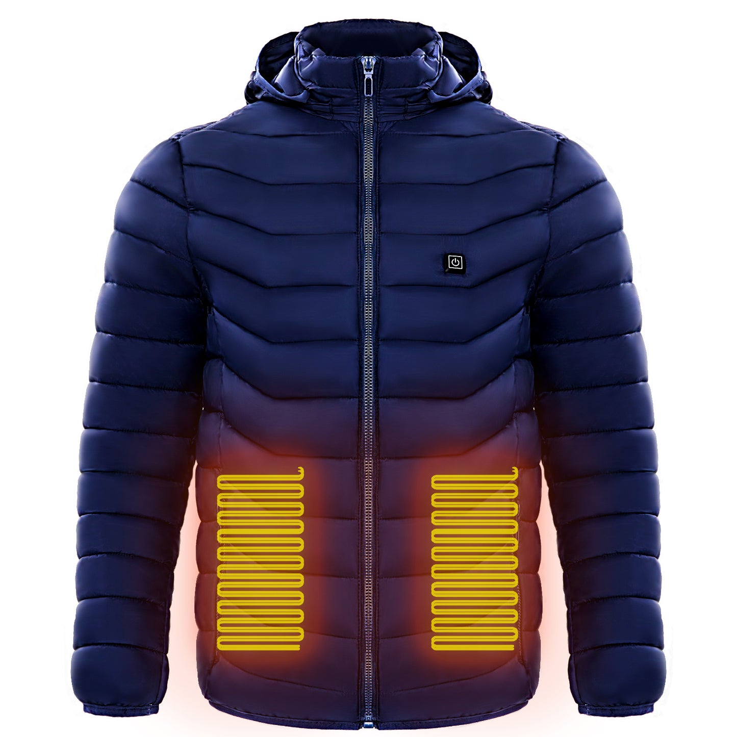 Veste chauffante électrique unisexe – Doudoune chauffée USB avec zones de chaleur, hiver & outdoor