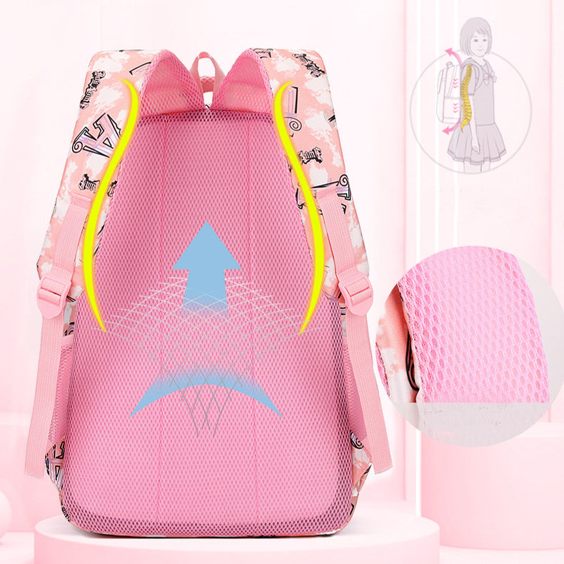 Sac à Dos Scolaire Enfant & Ado – Cartable Léger Grande Capacité – Motifs Colorés Filles & Garçons