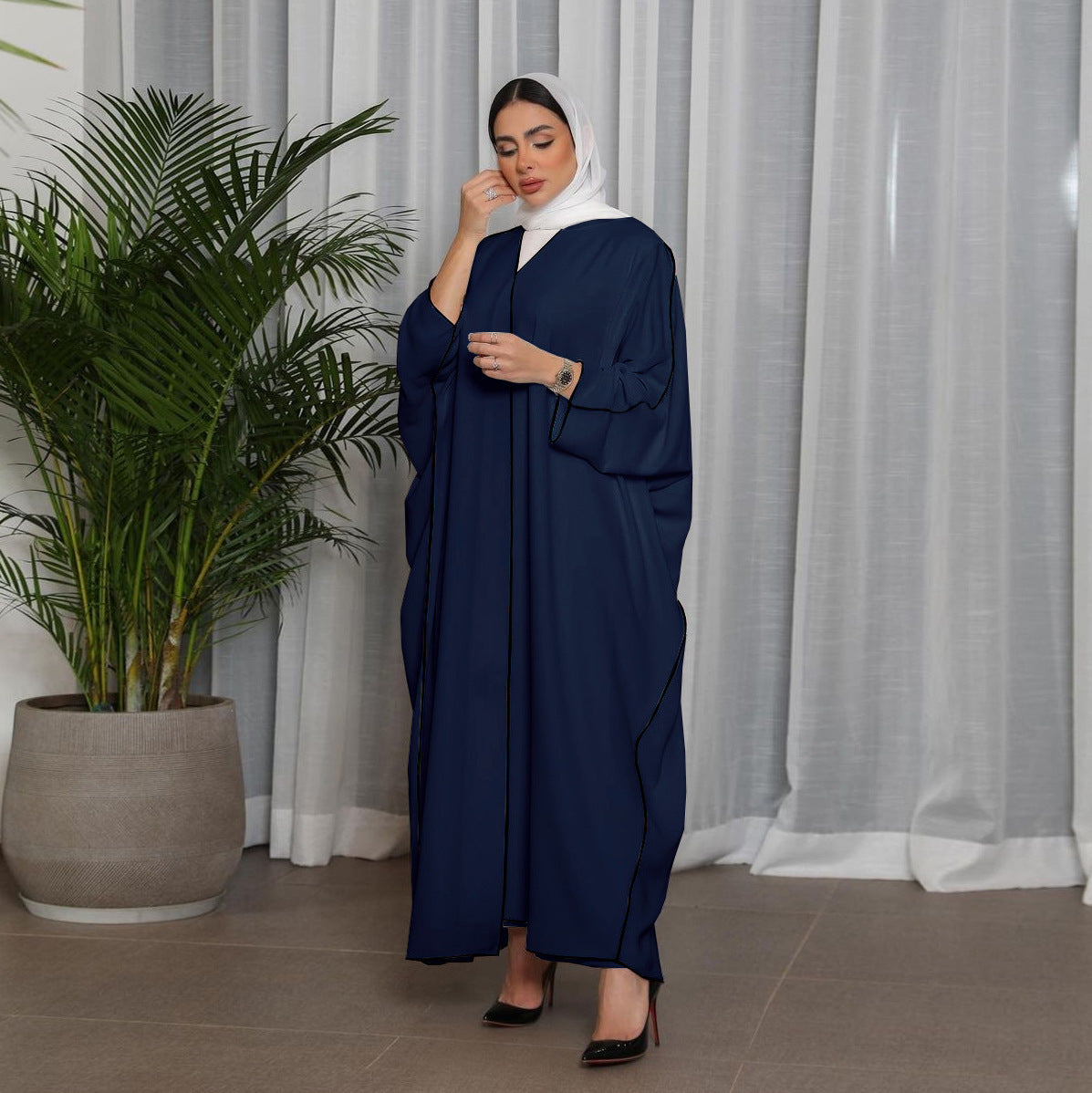 ABAYA CLASSIQUE ÉLÉGANTE – 5 COULEURS DISPONIBLES