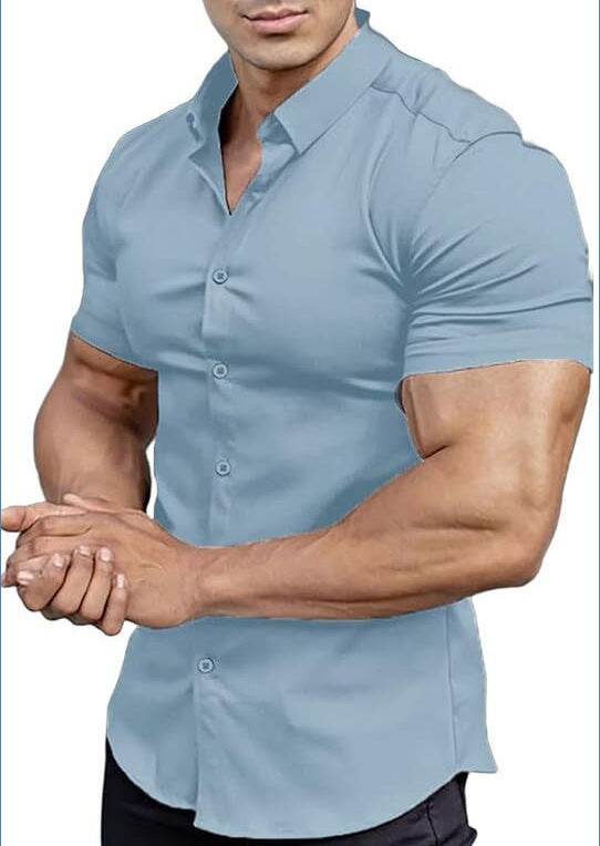 Chemise Sculptée Premium - Style Cintré Luxe | Look Viril Élégant