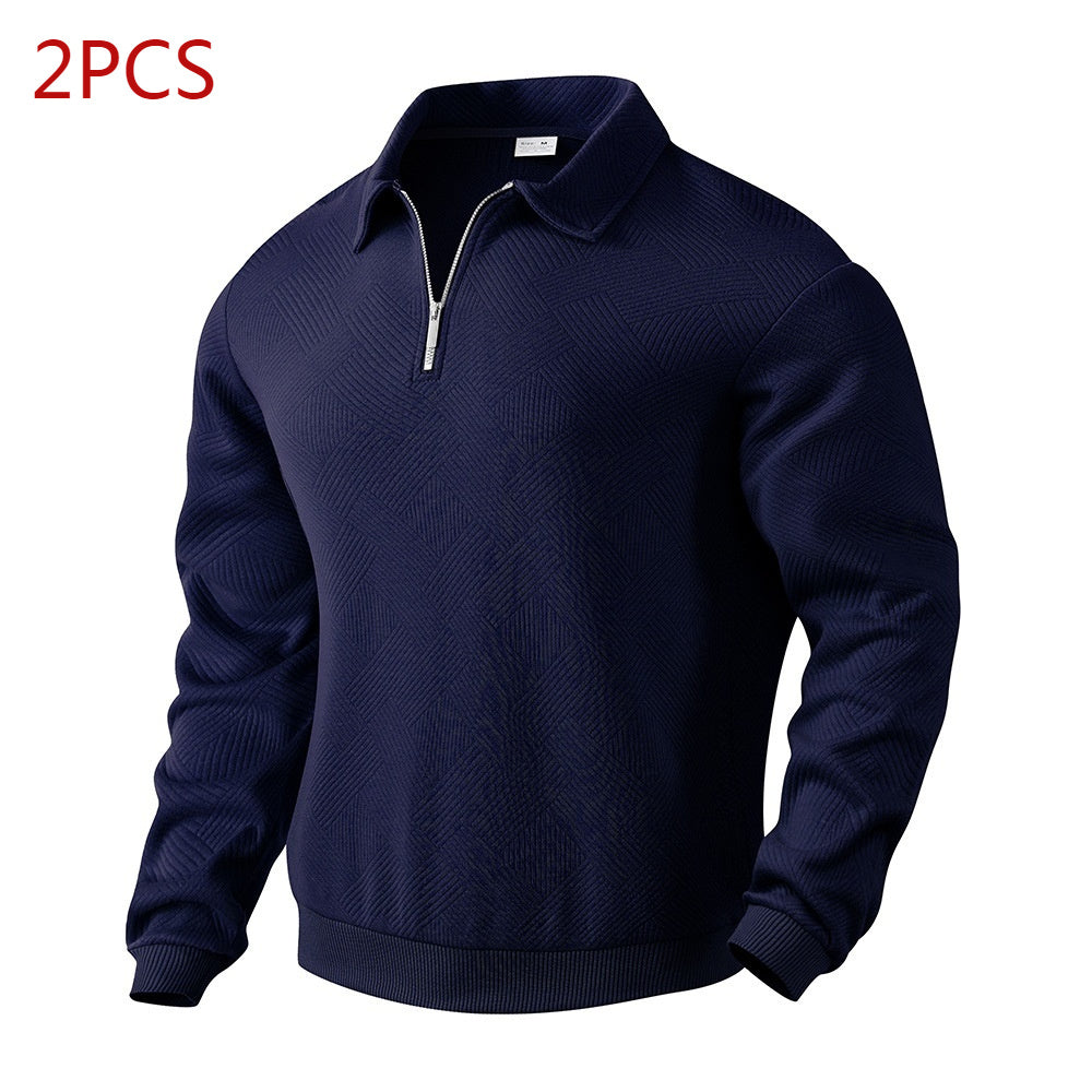 Pull Zip Prestige™ – Élégance & Confort pour Homme