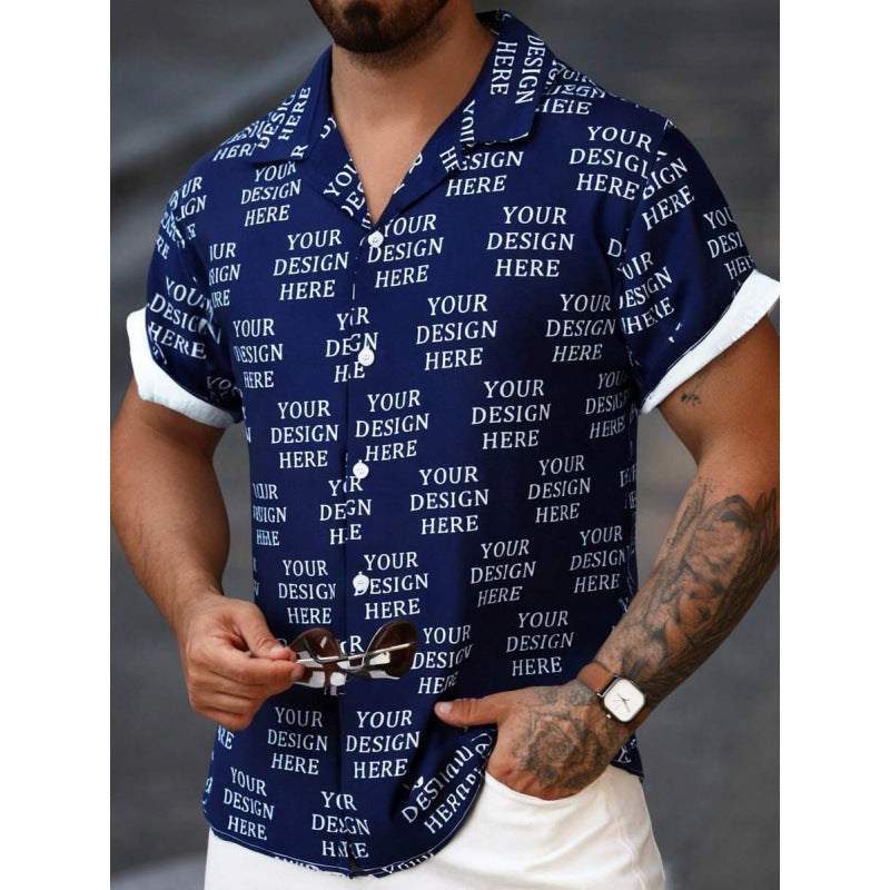 Chemise à Motifs Élégants pour Homme – Style Décontracté et Raffiné
