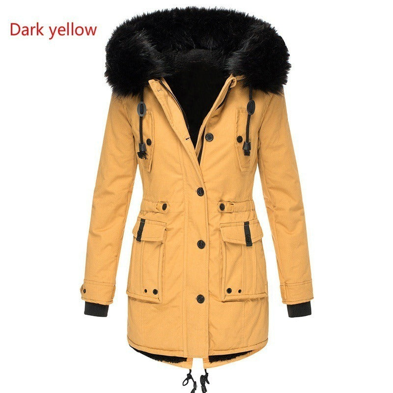 Parka Hiver Femme – Ultra chaude avec capuche à fourrure – Du S au 5XL