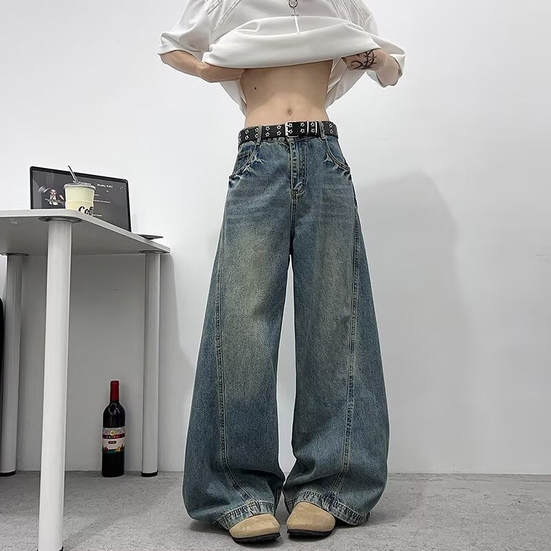 Jean oversize baggy homme – Style streetwear Y2K, coupe ultra large & look tendance