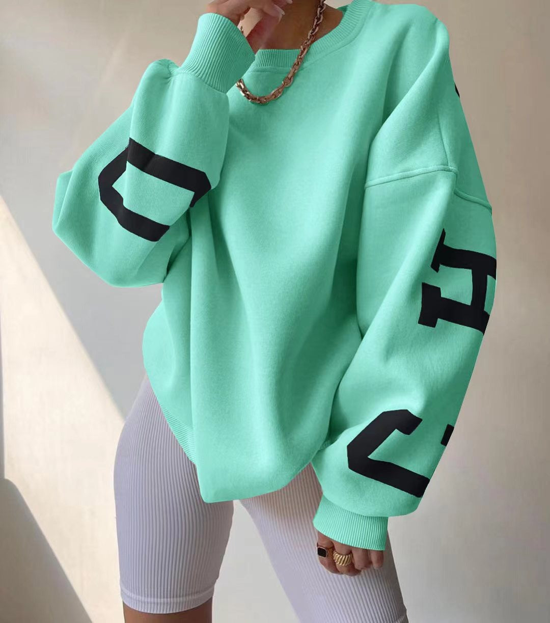 Sweat Oversize "CHICAGO NEW YORK 2025" – Streetwear Haute Tendance