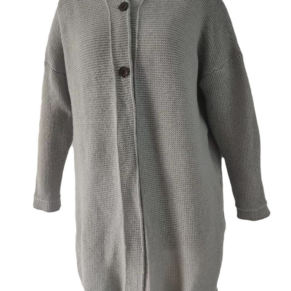 Cardigan Long Femme à Capuche – Style Cocooning Tricoté | Look Élégant & Confort