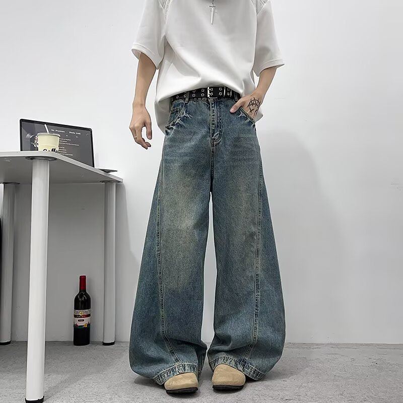 Jean oversize baggy homme – Style streetwear Y2K, coupe ultra large & look tendance