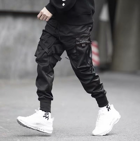 Pantalon Cargo Noir Homme – Streetwear Tactique | Look Urbain et Confort
