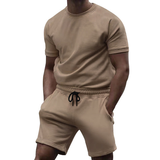 Ensemble Homme T-Shirt + Short – Sport Décontracté Été