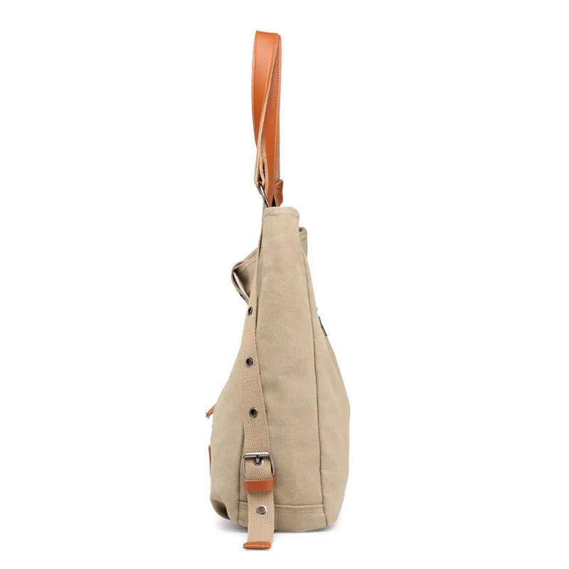 Sac à Dos Femme Multifonction en Toile – Grande Capacité Études & Voyages