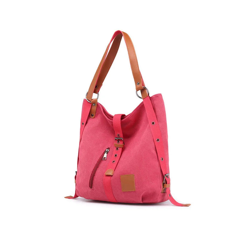 Sac à Dos Femme Multifonction en Toile – Grande Capacité Études & Voyages