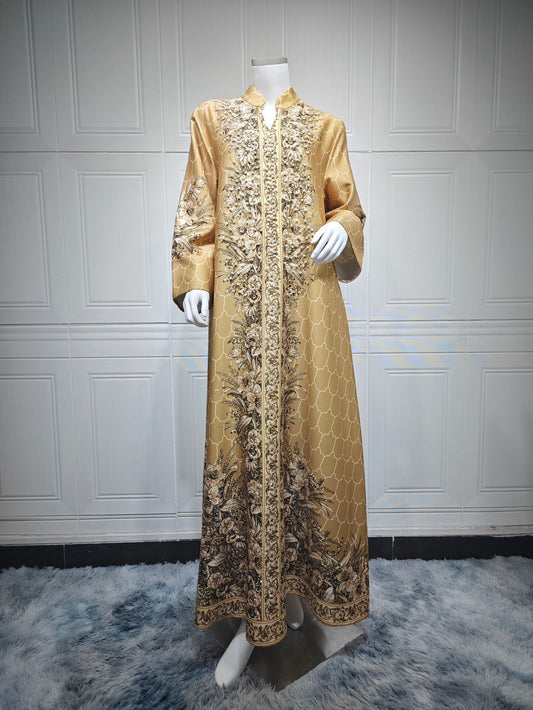 Robe Caftan Chic Pailletée - Look Oriental Glamour | Soirée, Mariage, TikTok Mode