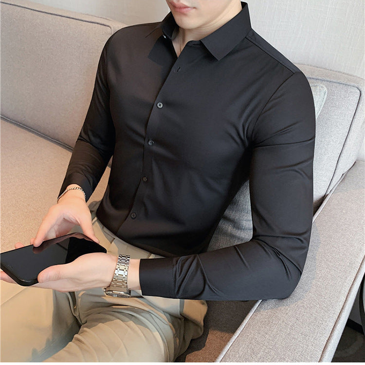Chemise Homme Slim Fit – Élégance Minimaliste Business