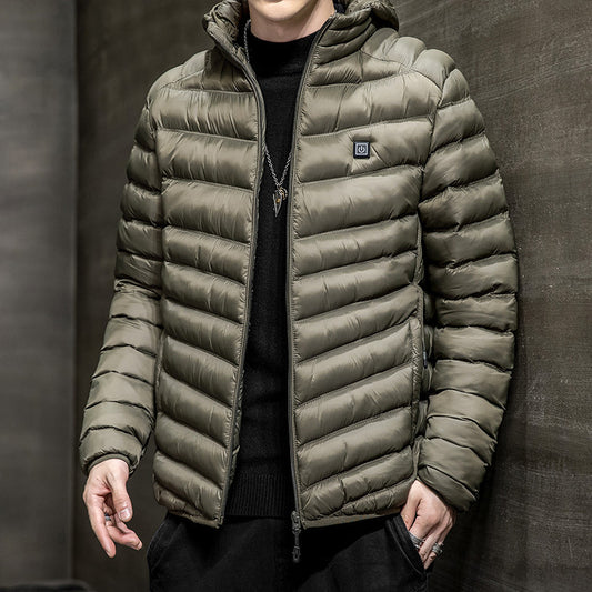 Doudoune Homme Hiver Ultra Légère & Chaude – Style Urbain avec Capuche