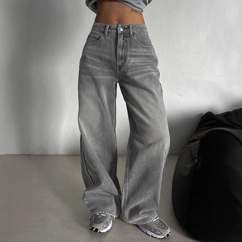 Pantalon Ample Taille Haute – Streetwear Tendance
