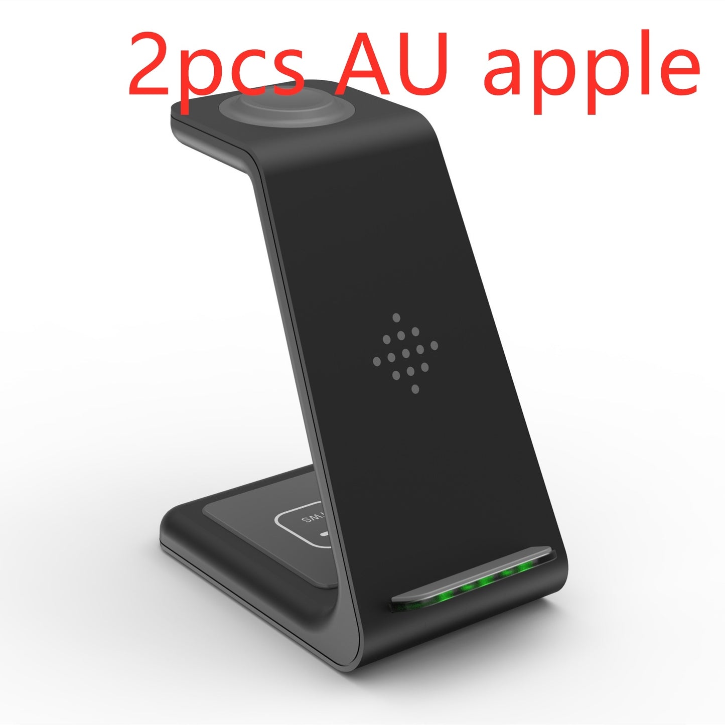 Chargeur Sans Fil 3 en 1 – Station de Chargement Rapide pour Smartphone, Montre et Écouteurs