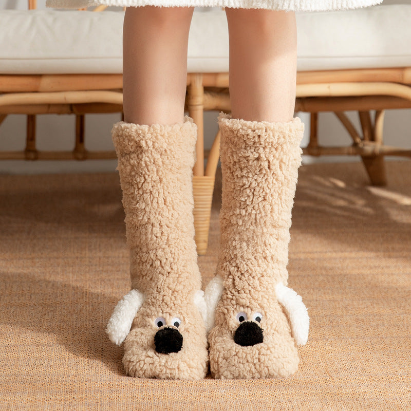 Chaussettes Peluche DogWarm™ – Confort Doux & Hiver Cocooning