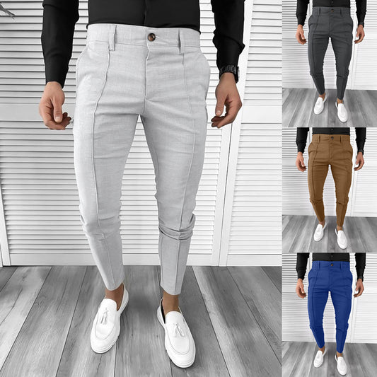 Pantalon Habillé Homme Coupe Droite – Élégance & Confort