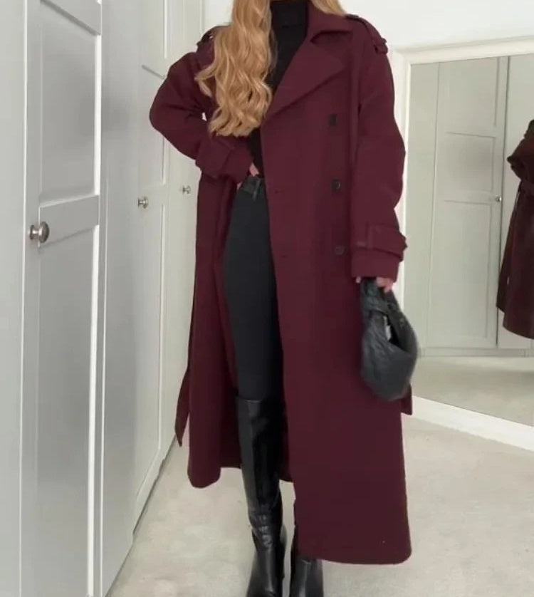 Manteau Trench Élégant Femme – Style Intemporel et Chic