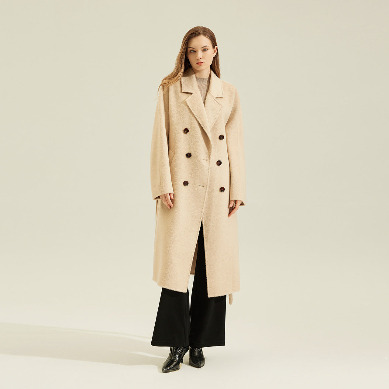 Manteau Réversible en Laine de Luxe – Élégance Intemporelle