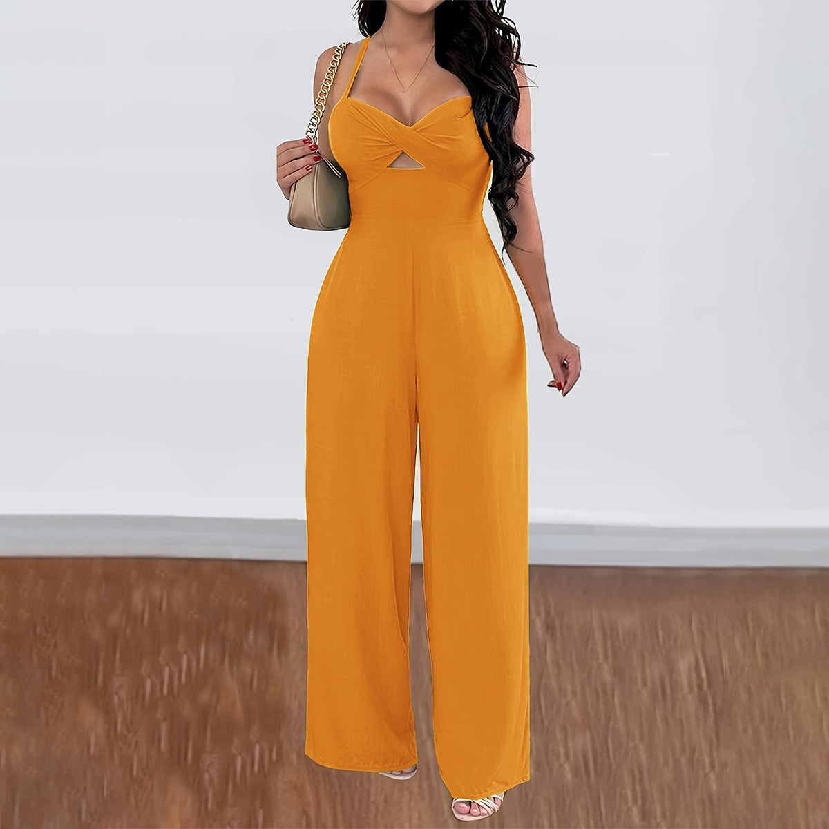 Combinaison Bustier Large Rouge – Look Sexy Vacances | Tailles S à XXL