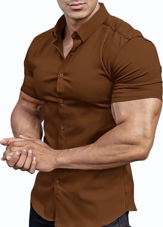 Chemise Sculptée Premium - Style Cintré Luxe | Look Viril Élégant
