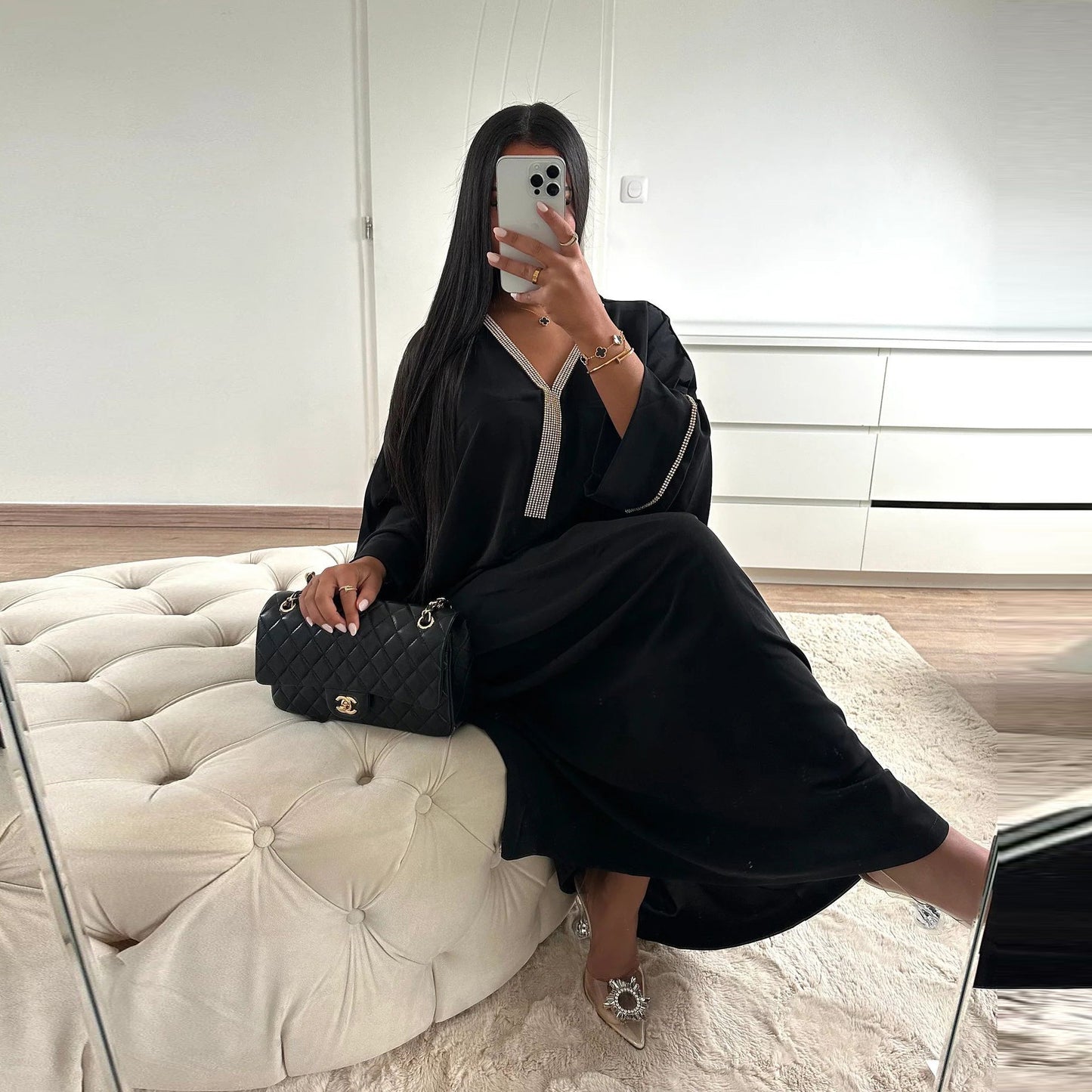Robe Caftan Chic – Élégance et Raffinement
