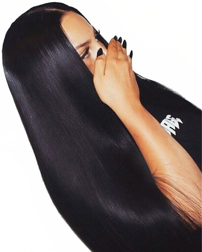 Perruque Lace Front Longue Lisse – Effet Naturel & Glamour