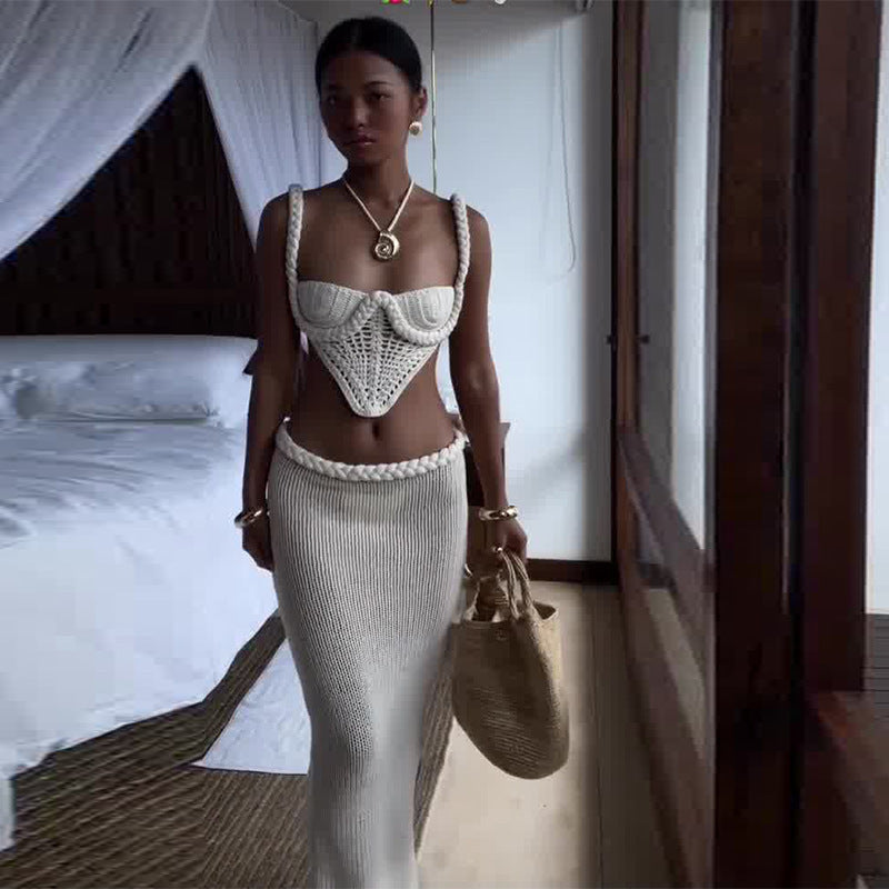 Ensemble Crochet Luxe 2 Pièces – Édition Élégance Bohème™