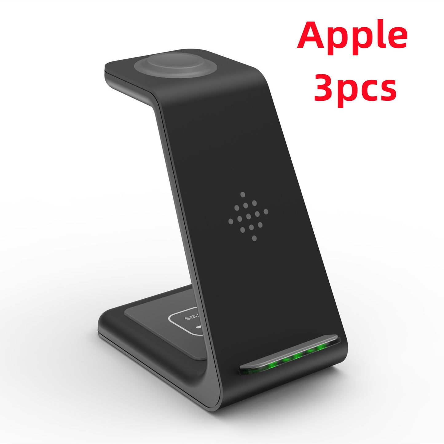 Chargeur Sans Fil 3 en 1 – Station de Chargement Rapide pour Smartphone, Montre et Écouteurs